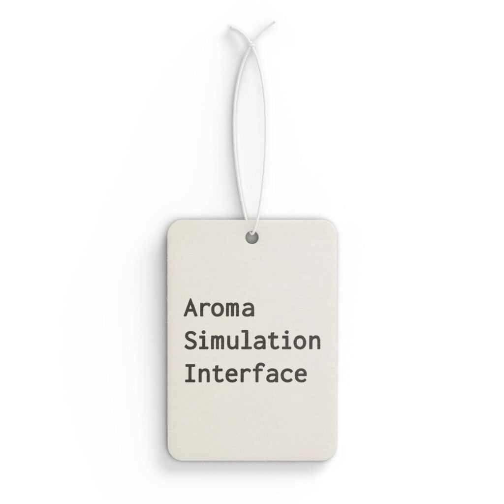 aroma simulation interface | car air freshener