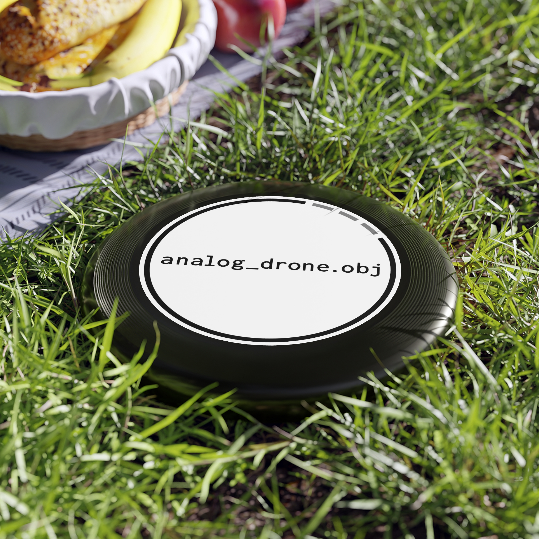 analog_drone.obj | retro tech flying disc - Image 3