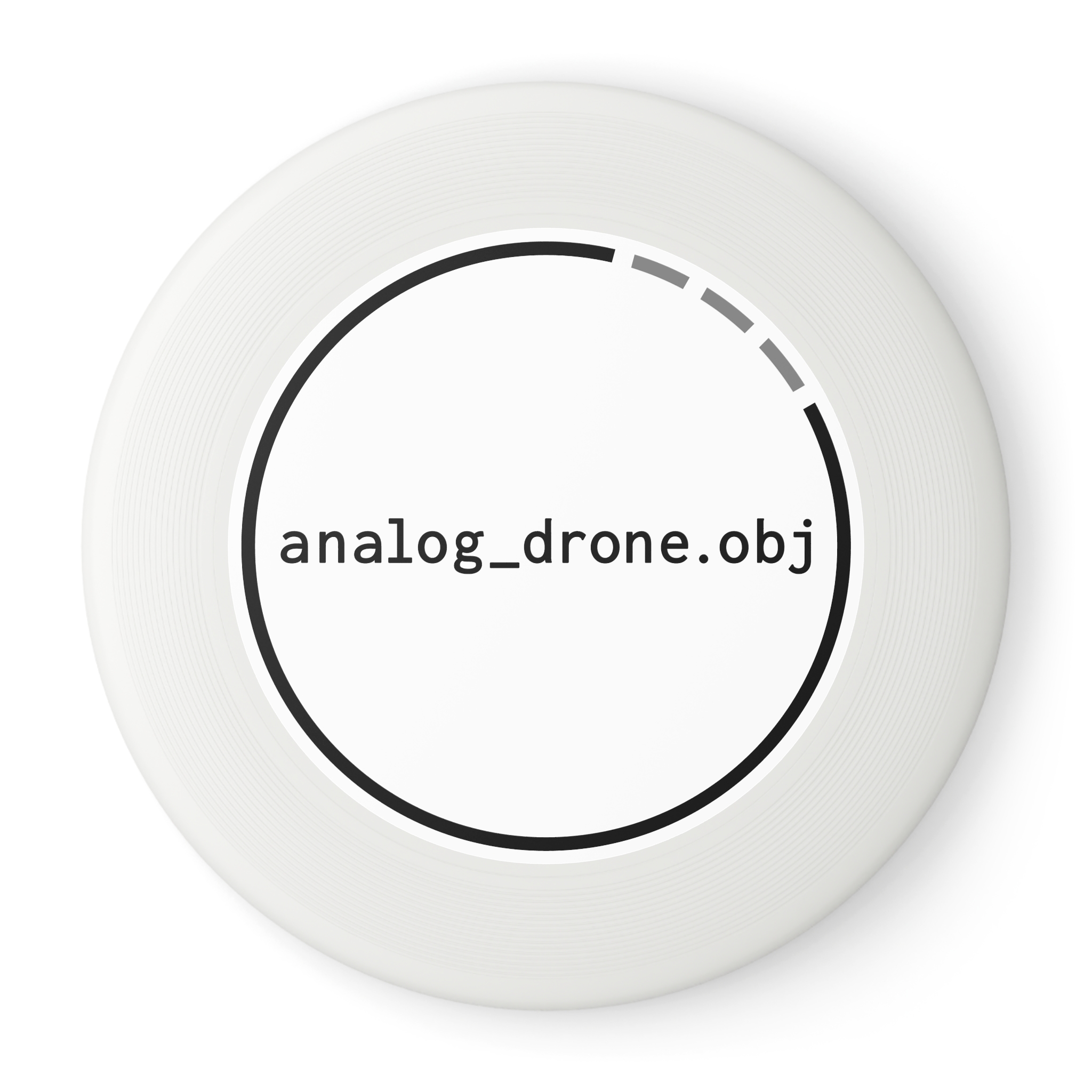 analog_drone.obj | retro tech flying disc - Image 10