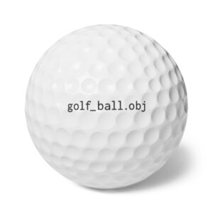 golf_ball.obj | golf balls [6-pack]