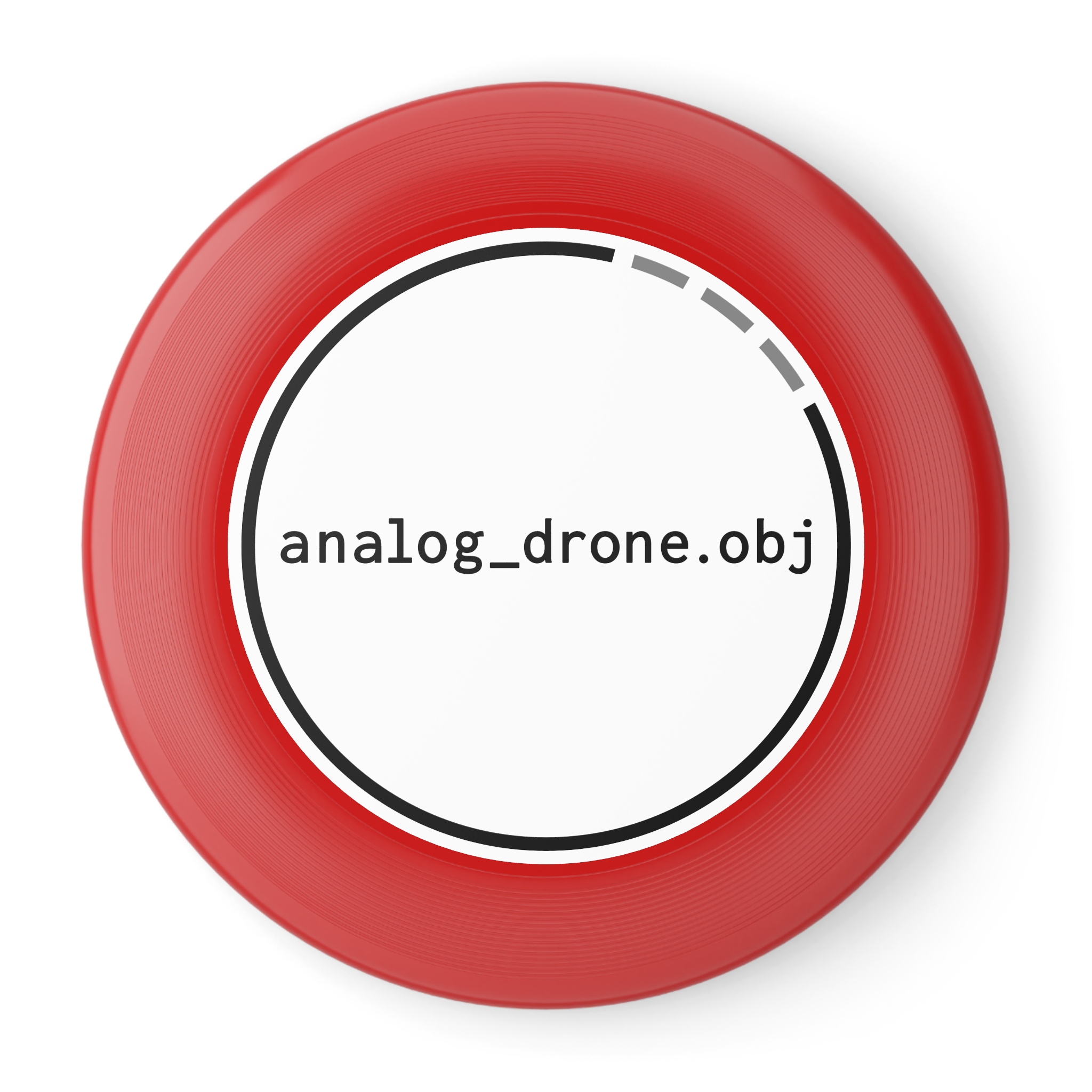 analog_drone.obj | retro tech flying disc - Image 7