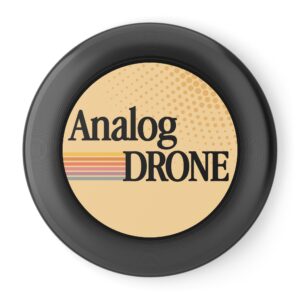 analog drone — retro tech flying disc