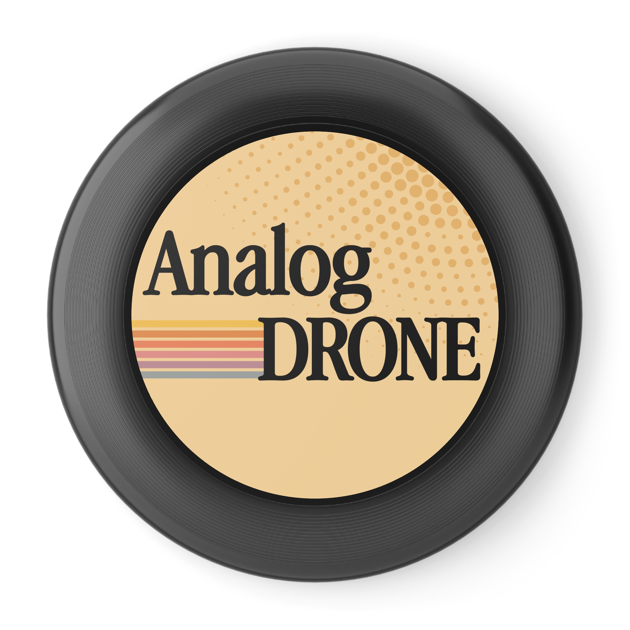analog drone — retro tech flying disc
