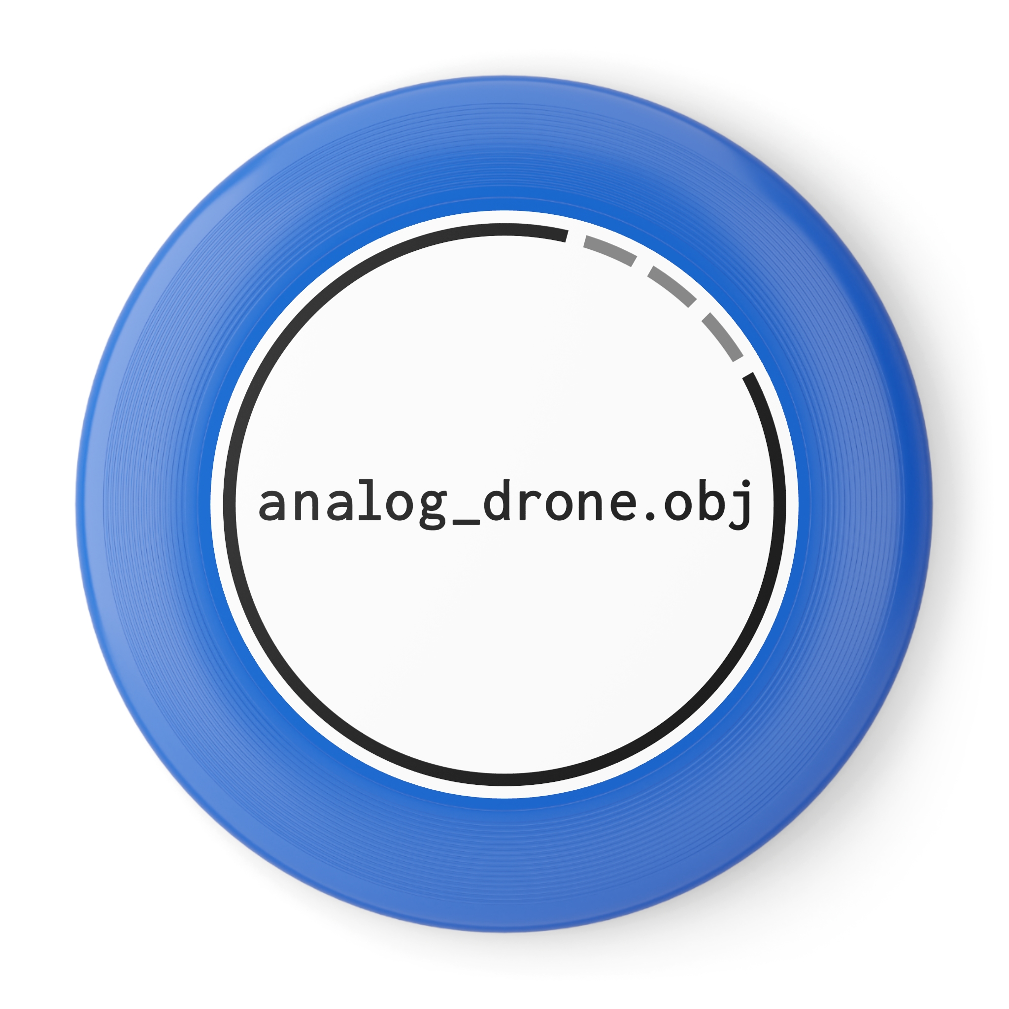 analog_drone.obj | retro tech flying disc - Image 4